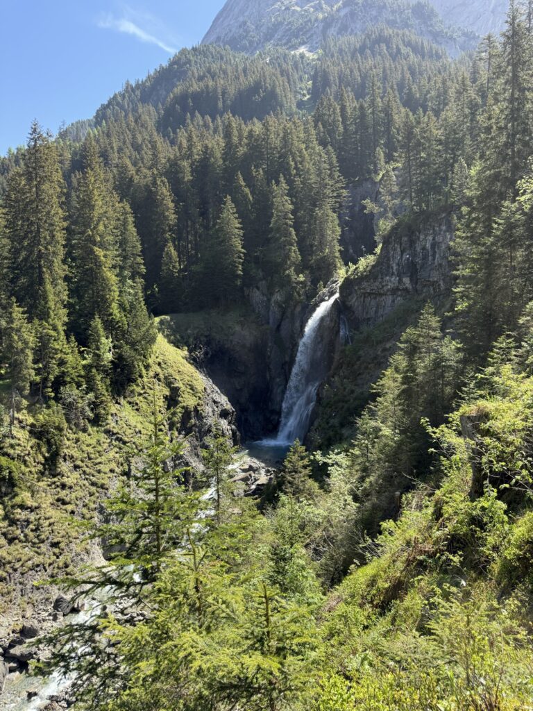 Wasserfall im Rosenlauital bei Meiringen