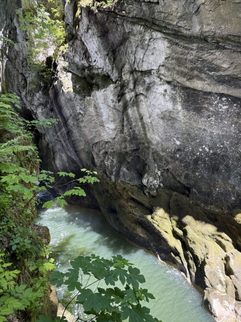 Enge Felsschlucht der Areuse