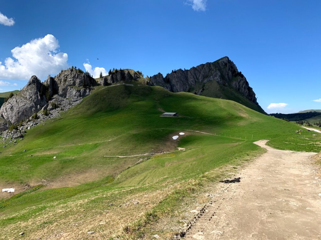 Felsformationen oberhalb des Seebergsees im Diemtigtal