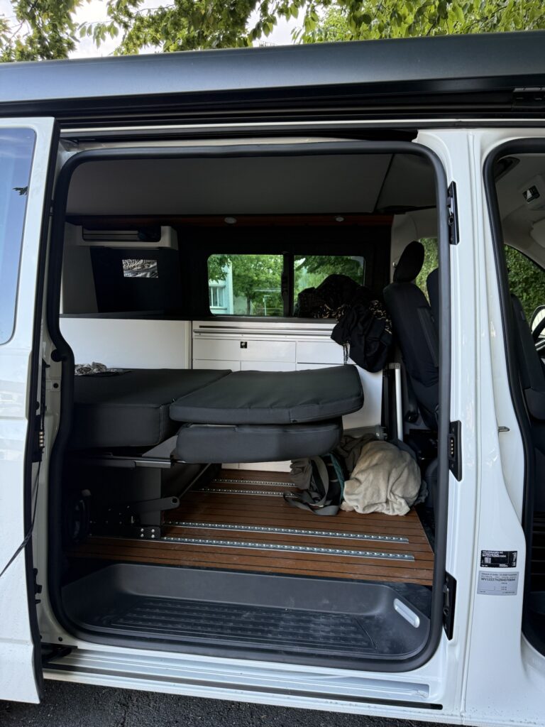 Unteres Bett im VW Envia